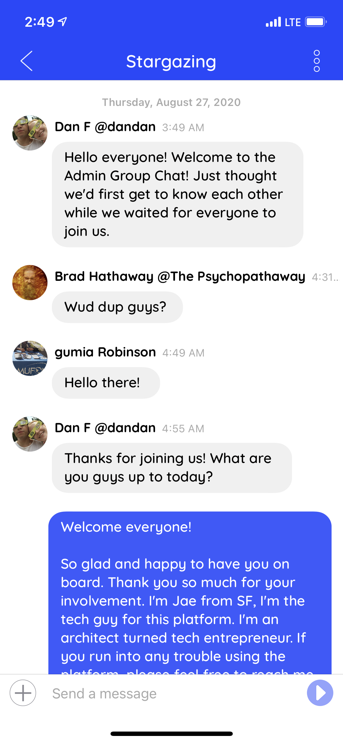 screenshot of MOMO BOARD